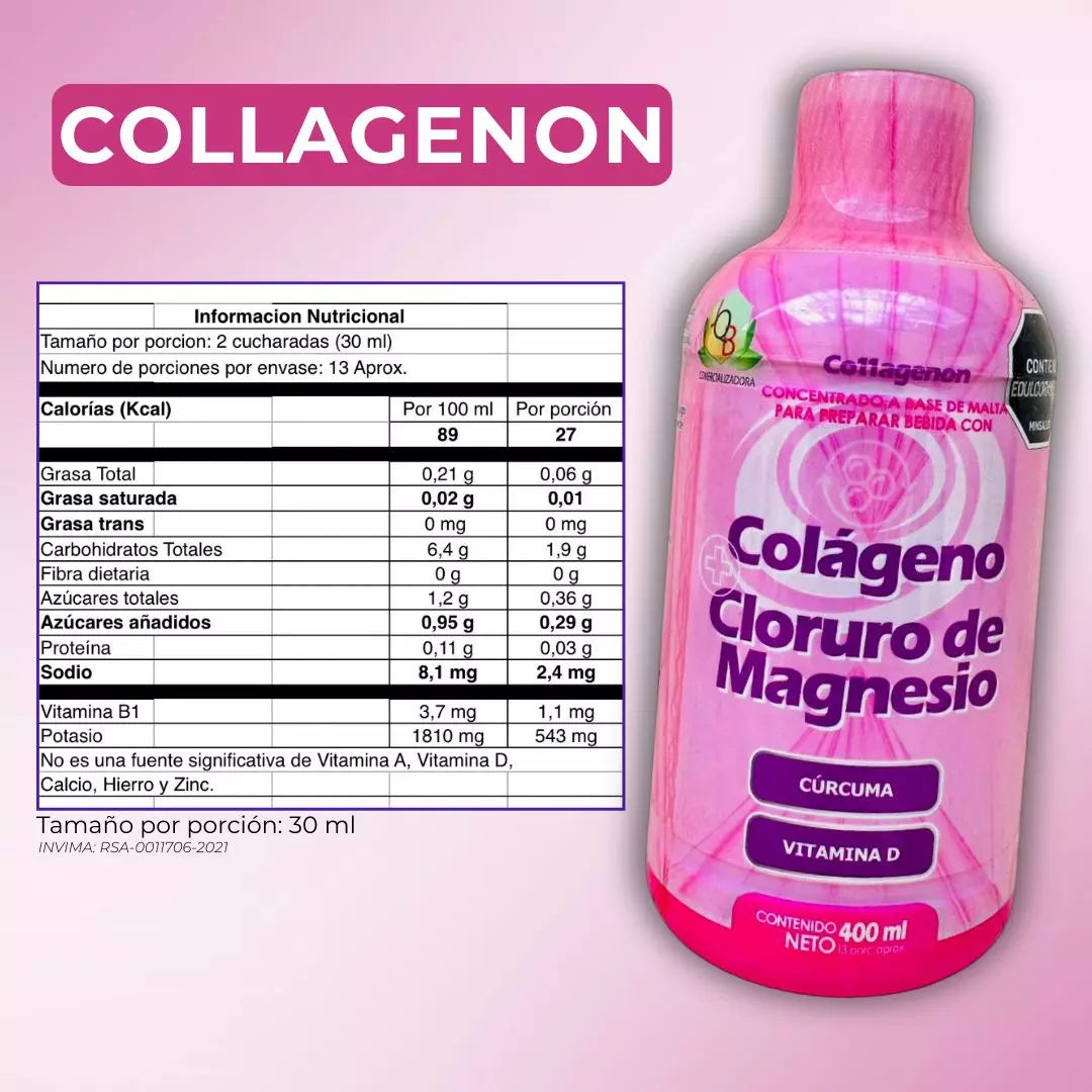 Colágeno con cloruro de Magnesio | Articulaciones libres de dolor y piel rejuvenecida en menos de 45 días