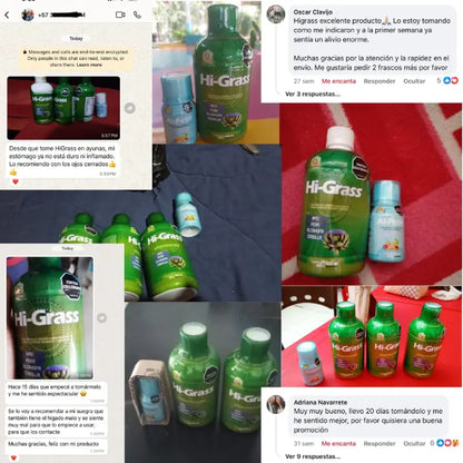 Hi-Grass desintoxica y regenera tu hígado en menos de 30 días. 1 Hi-Grass + Purgante Al-Petit.